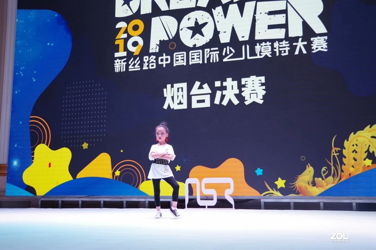 莱州源舞园小模特在烟台比赛影像