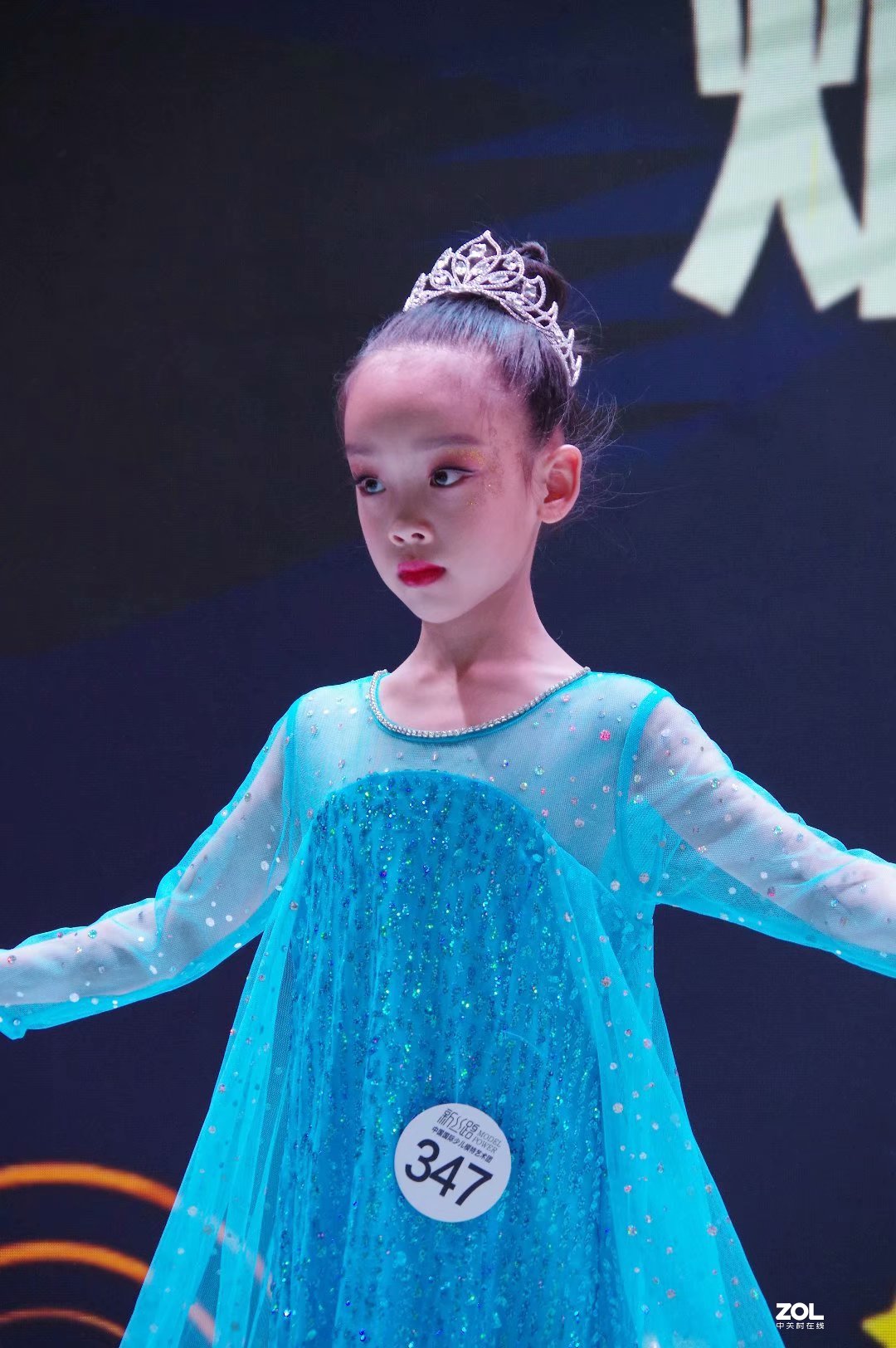 莱州源舞园小模特在烟台比赛影像