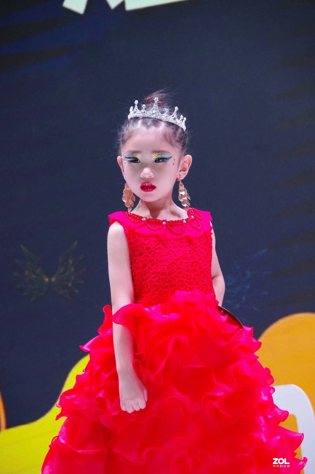 莱州源舞园小模特在烟台比赛影像