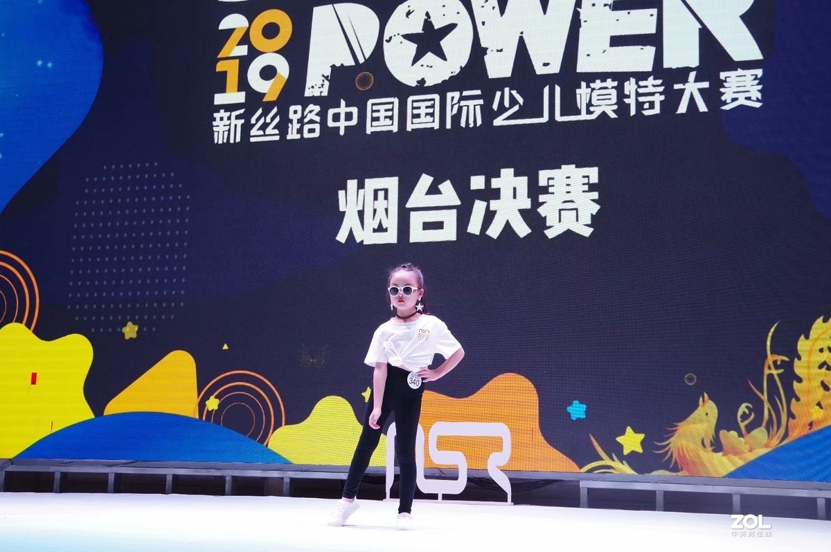 莱州源舞园小模特在烟台比赛影像