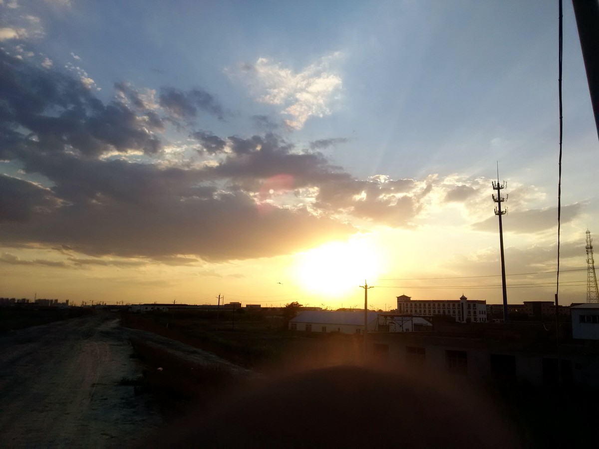 遛早晨拍