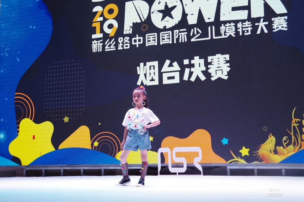 莱州源舞园小模特在烟台比赛影像