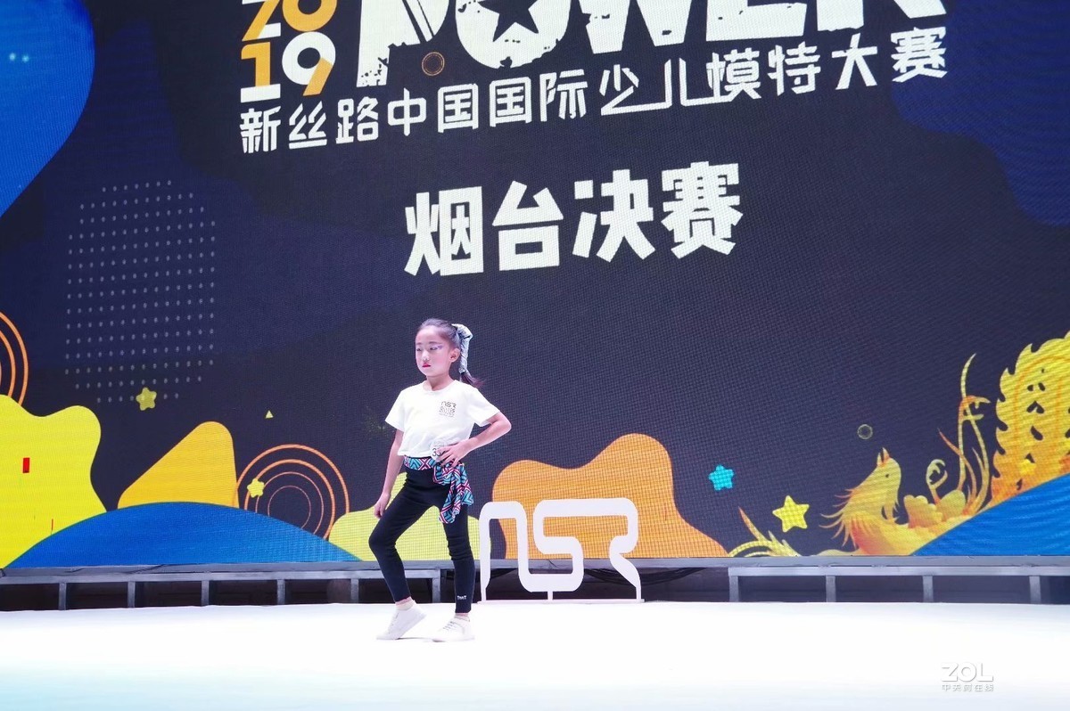 莱州源舞园小模特在烟台比赛影像