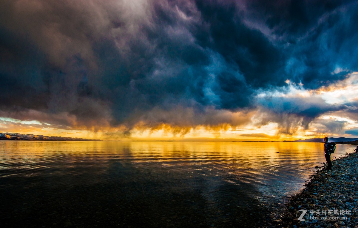 记忆中纳木错的那一抹夕阳和满天星星