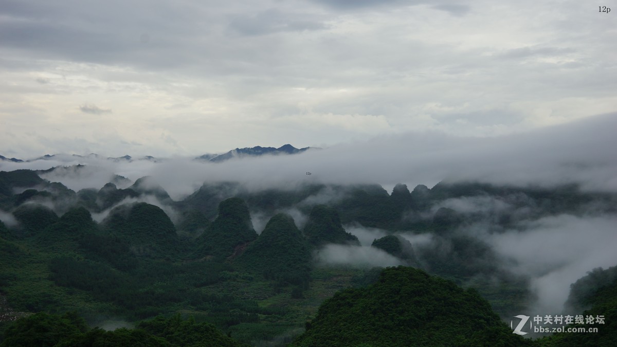美丽的艺术之乡油岭村早晨风景