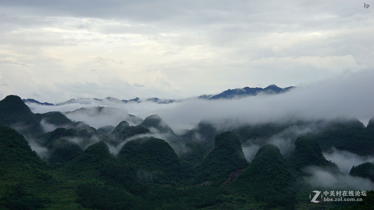 美丽的艺术之乡油岭村早晨风景