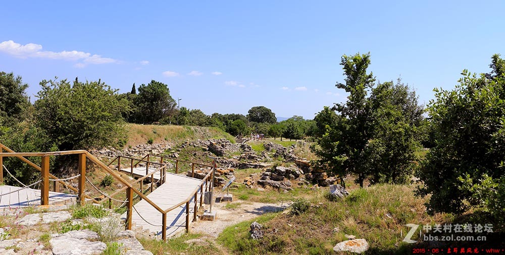 土耳其之旅~~特洛伊木马--特洛伊遗址