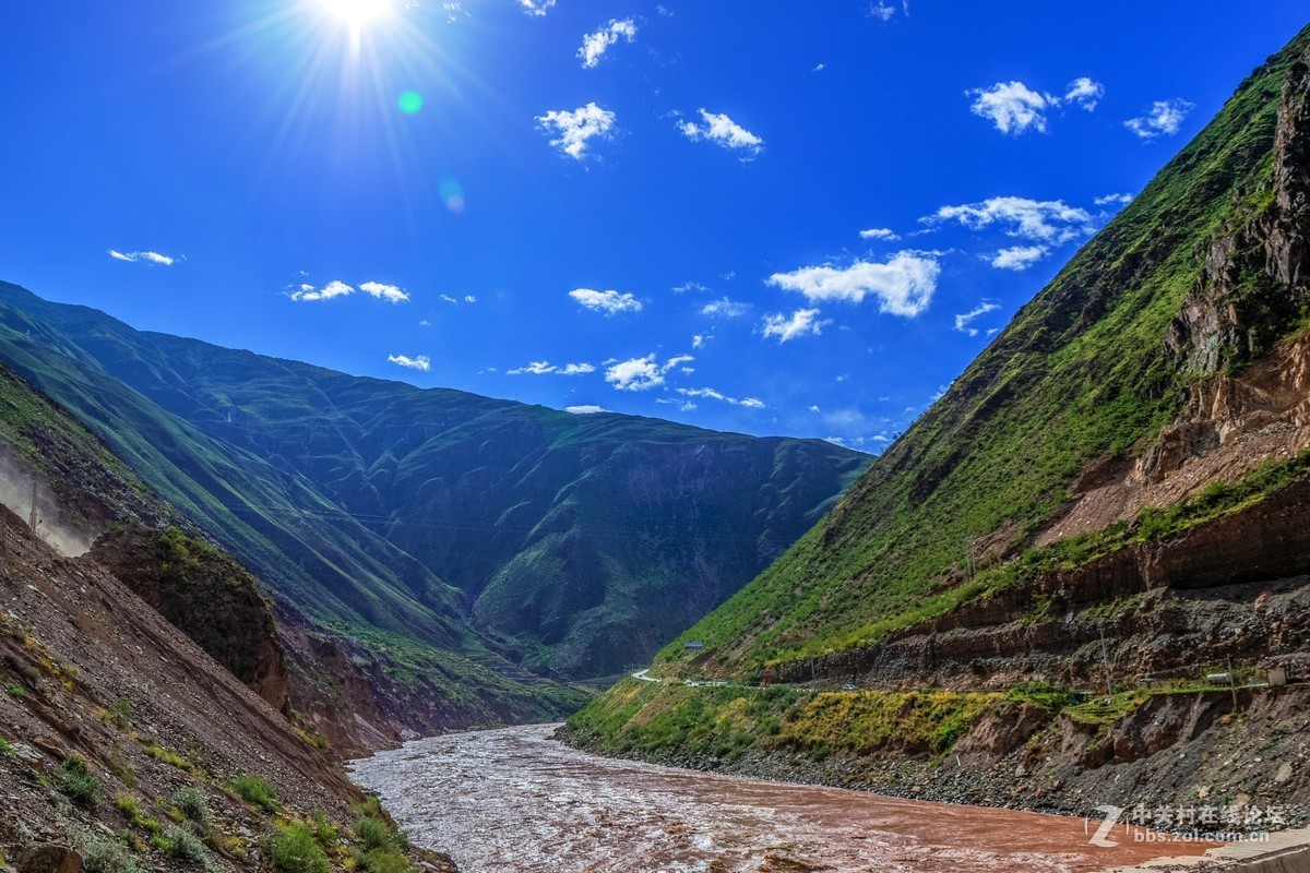 风光在路上车内抓拍的西藏旅游沿途风光风景记实续