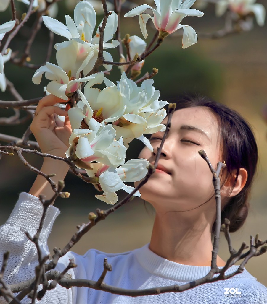 公园随拍还是《兰花与美女》又是一大堆妹子！哈哈！！