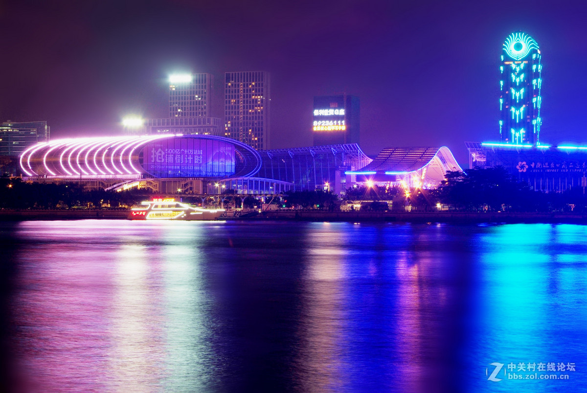 珠江 夜景-中关村在线摄影论坛