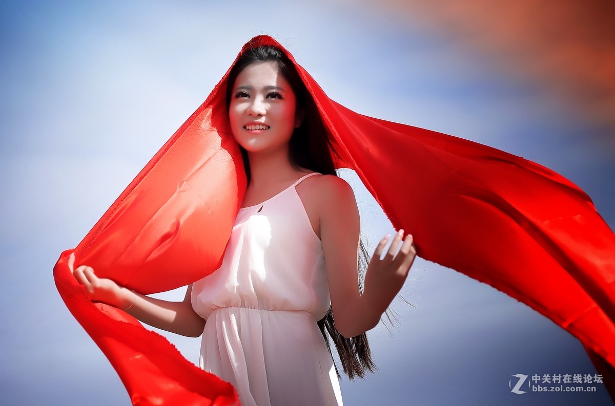 胭脂映丹霞（人像二）祁连山歌