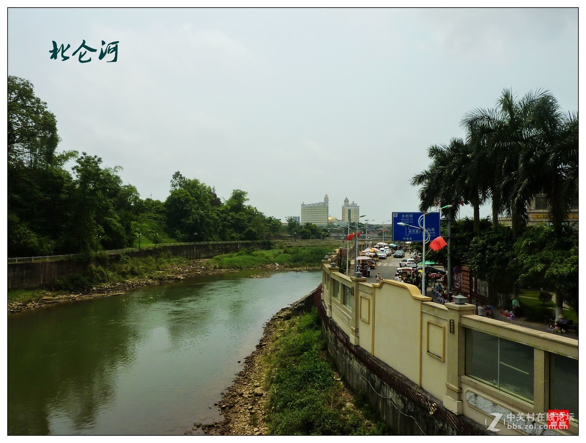 旅遊隨拍廣西東興口岸中越友誼橋