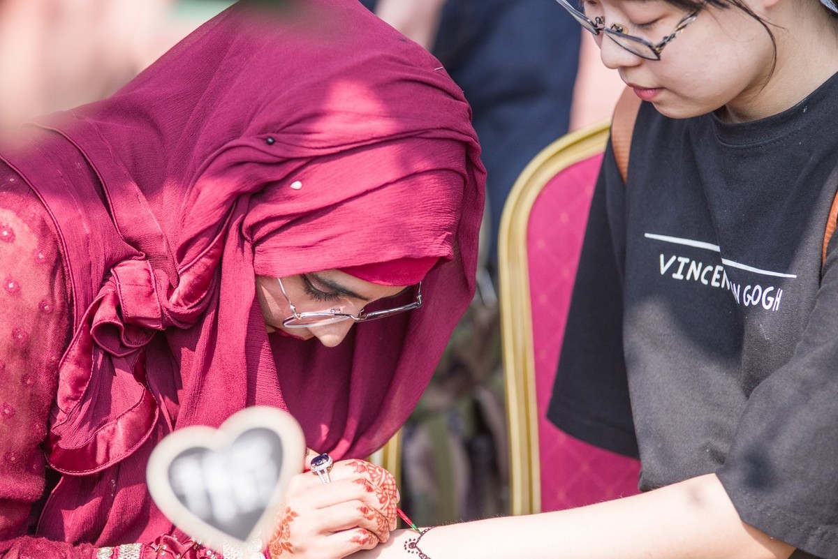 大外第五届国际文化节各国留学生展台（四）