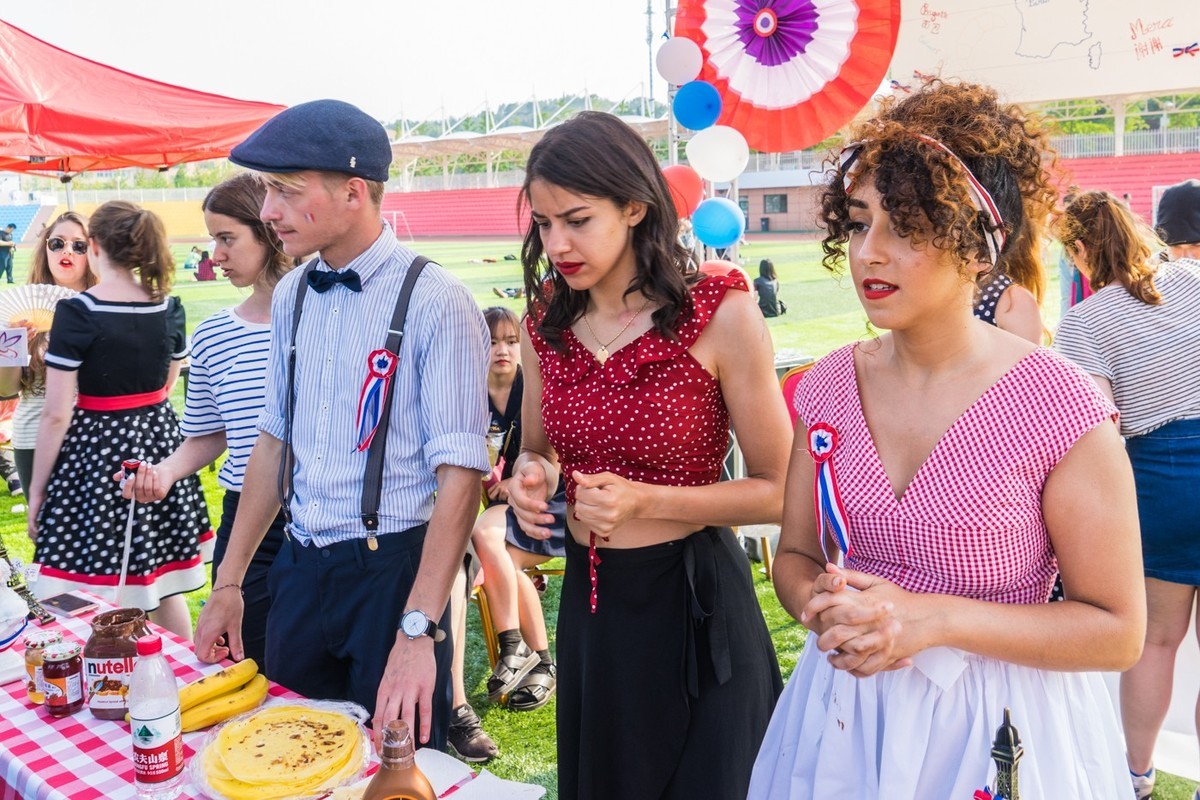 大外第五届国际文化节各国留学生展台（四）