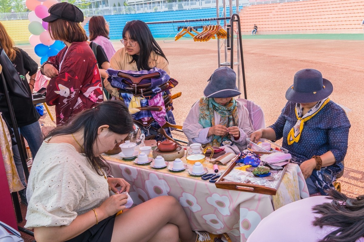 大外第五届国际文化节各国留学生展台（四）