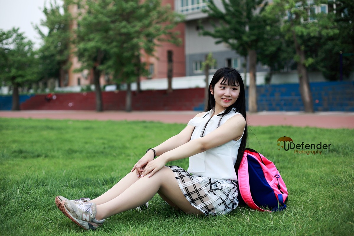 参加视角摄影俱乐部西北大学外拍活动时尚妹子二带刀后卫作品