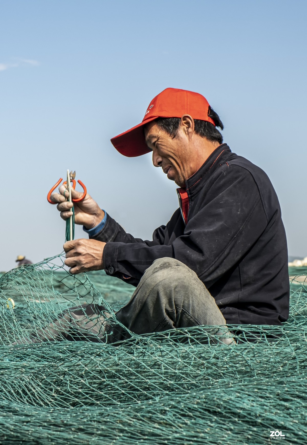 【高清图】渔村渔民鱼休忙-中关村在线摄影论坛