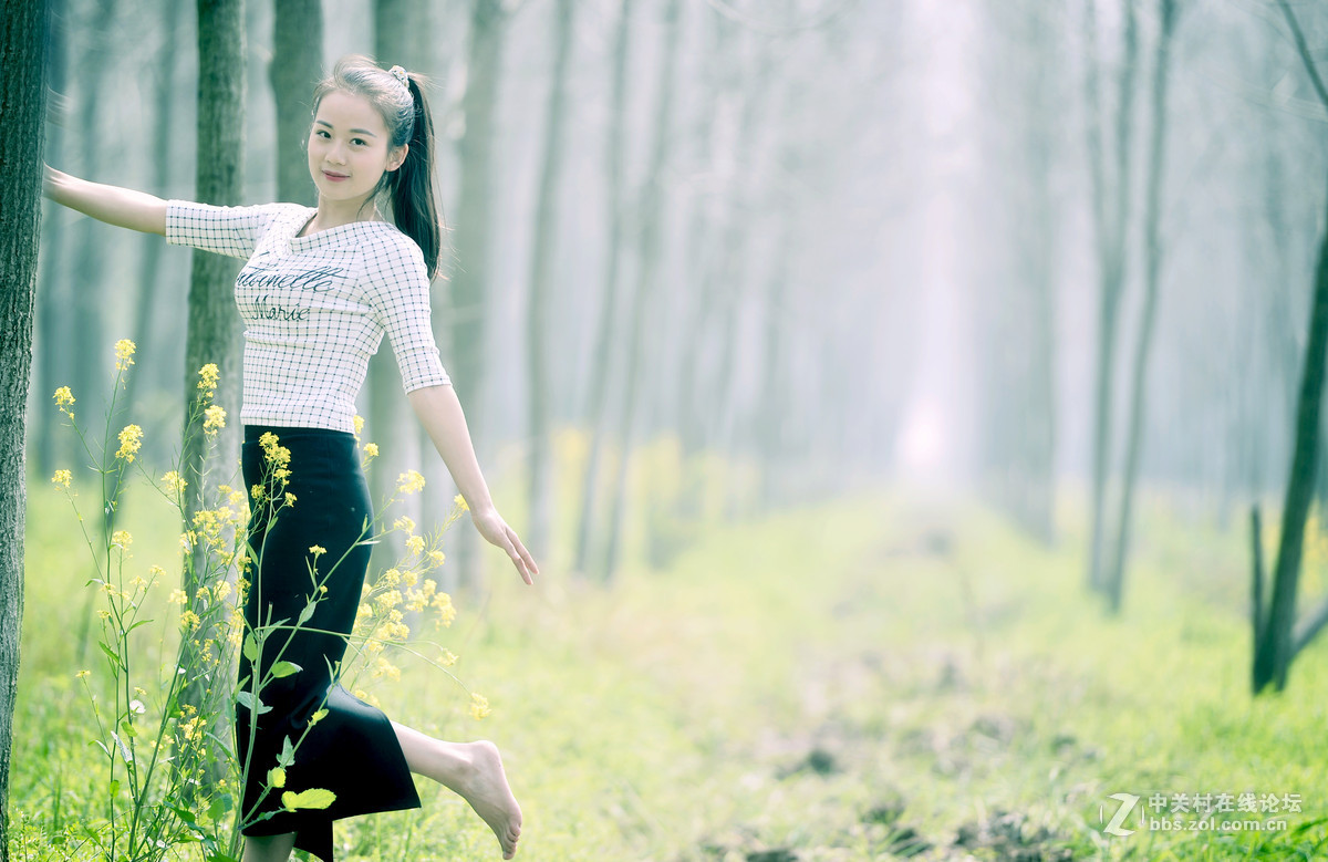 #寻找尼康镜头中最美模特#【天鹅湖美女】 （老阿推荐）