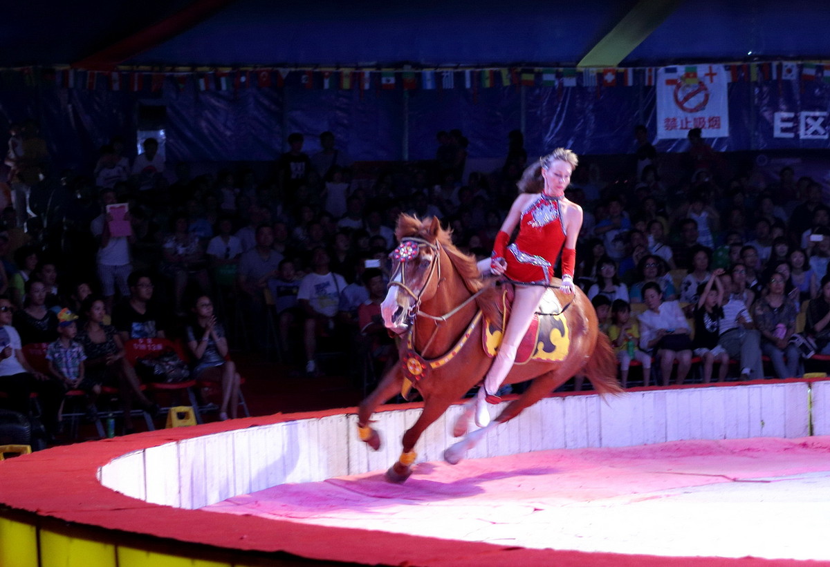 哈尔滨嘉年华俄罗斯皇家大马戏结束编