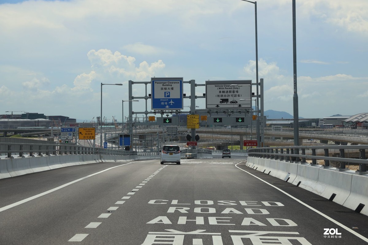 车拍香港元朗公路青马丁九大桥