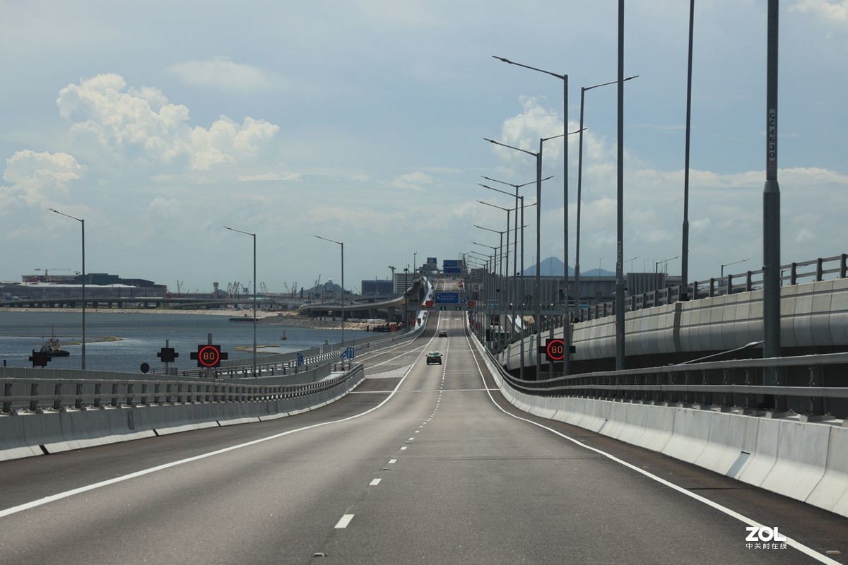 车拍香港元朗公路青马丁九大桥