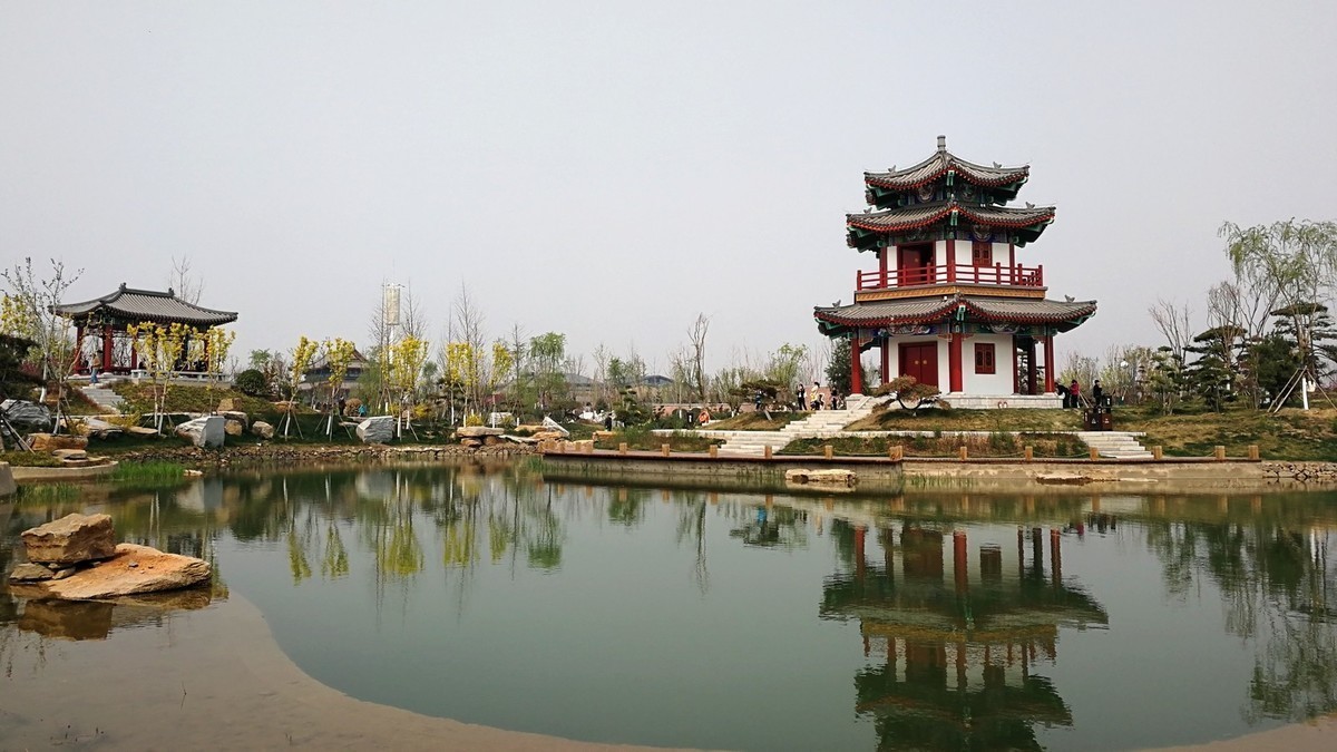 骑行邢台园博园