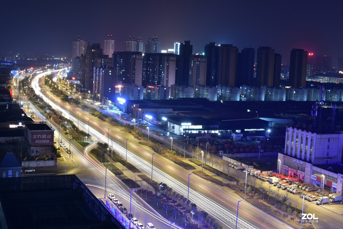 城市的夜景