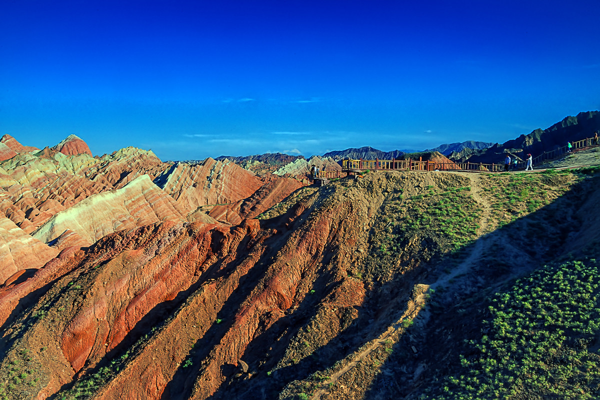 甘肃风光张掖七彩丹霞地貌