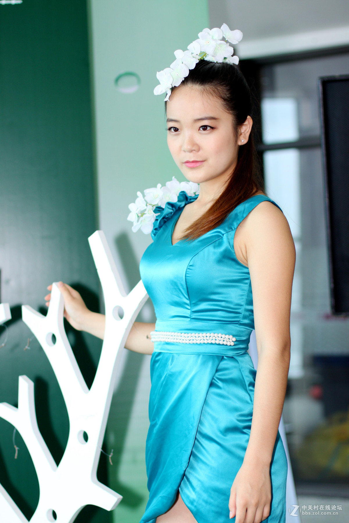 五一天美小岛外拍活动最美迎宾美女喵喵