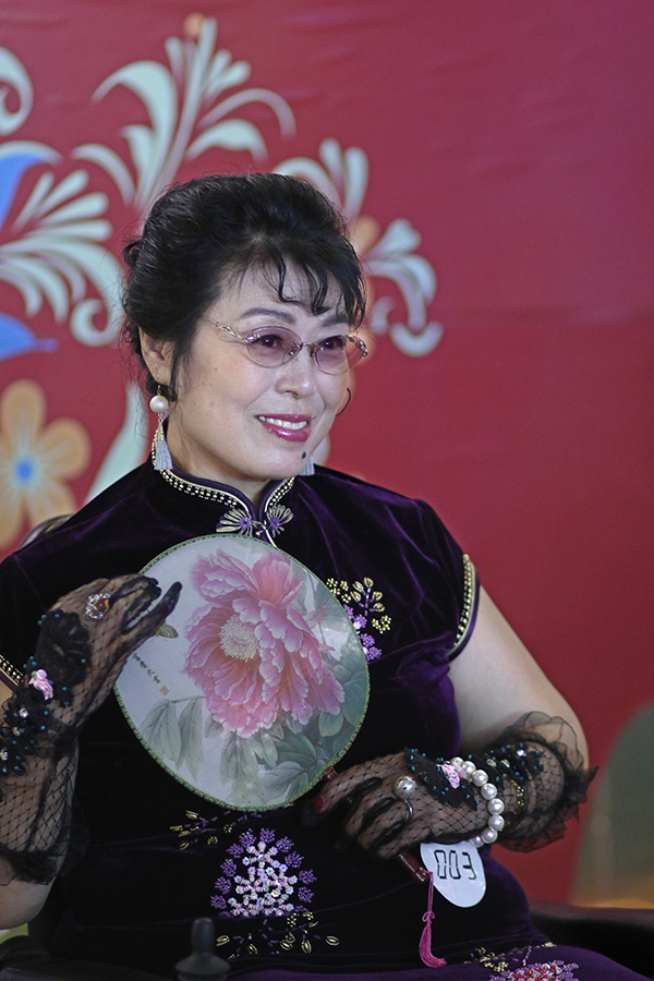 旗袍秀老年人的风采