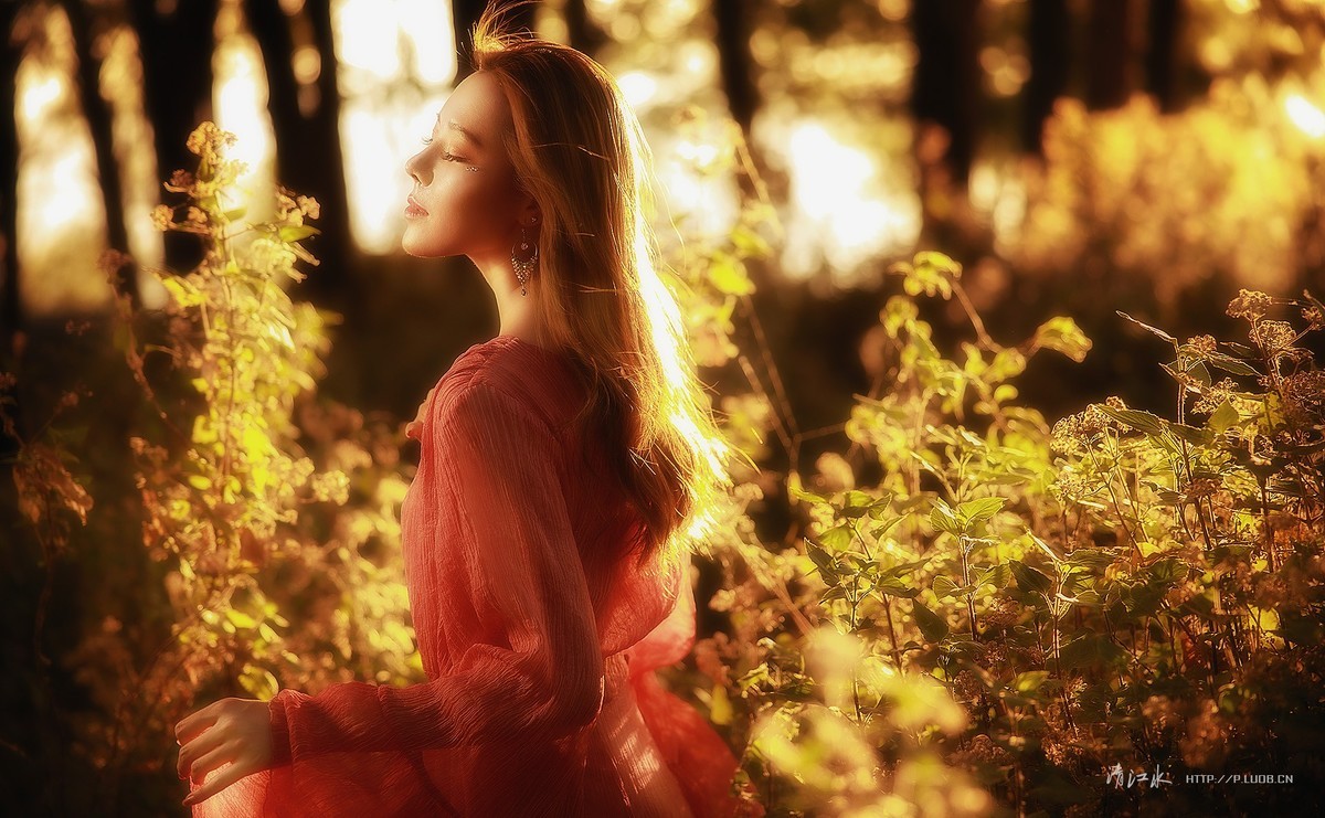 此刻的回眸，沉醉了一晚的霞