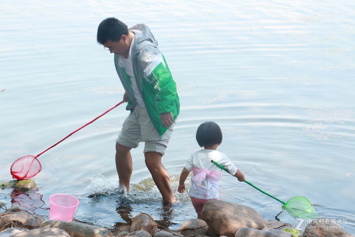 #镜头下的五一#+邛海钓虾虾