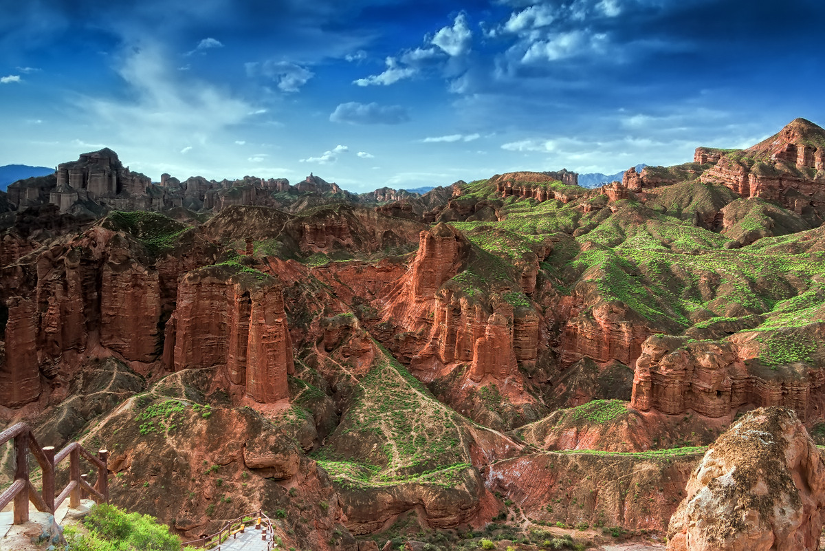 甘肃风光 《阳光下的冰沟丹霞》-中关村在线摄影论坛