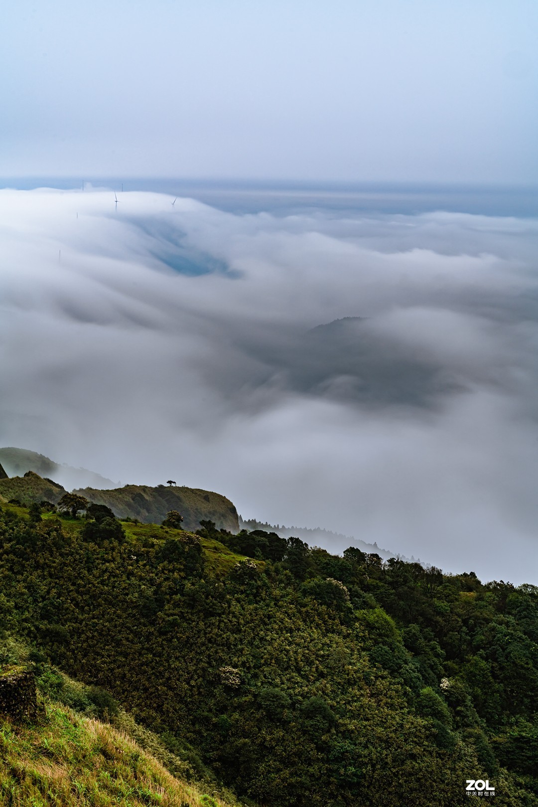 大容山三四月的几场云海