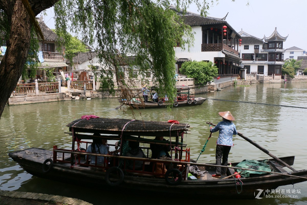 锦溪古镇泛舟