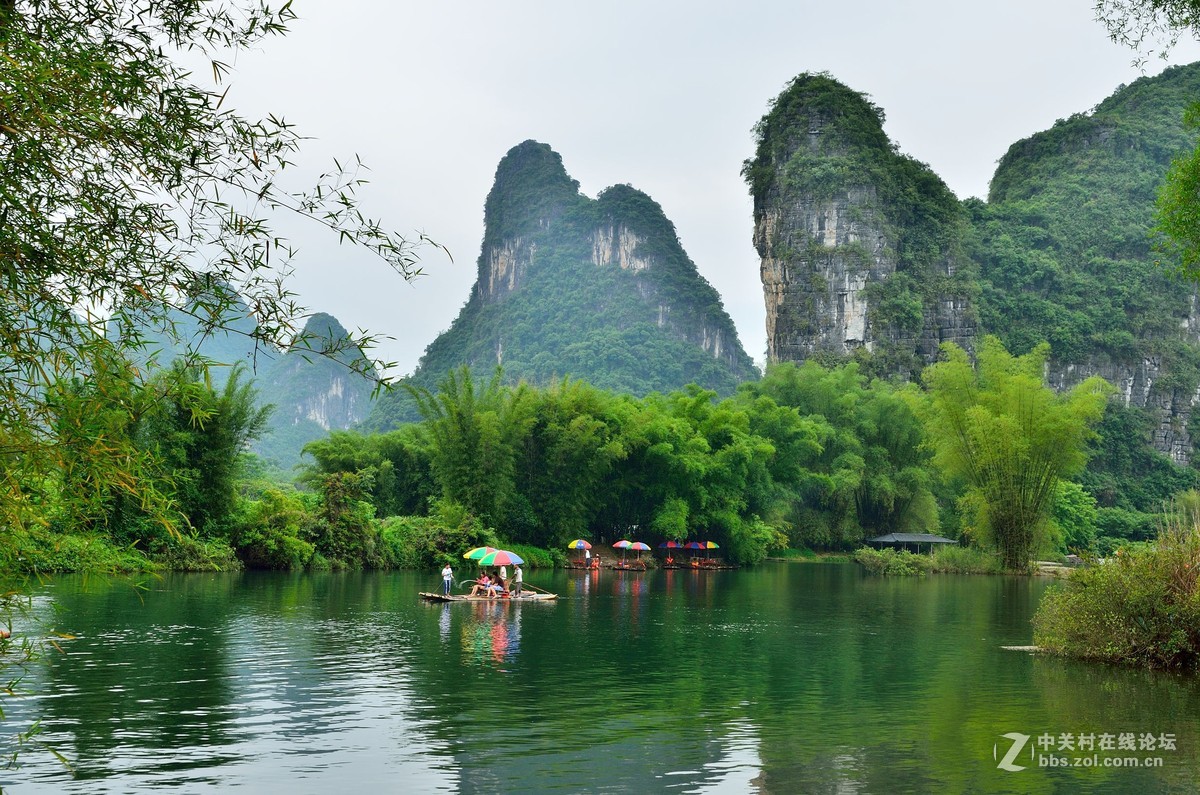 遇龙河边走，看山看水凑热闹