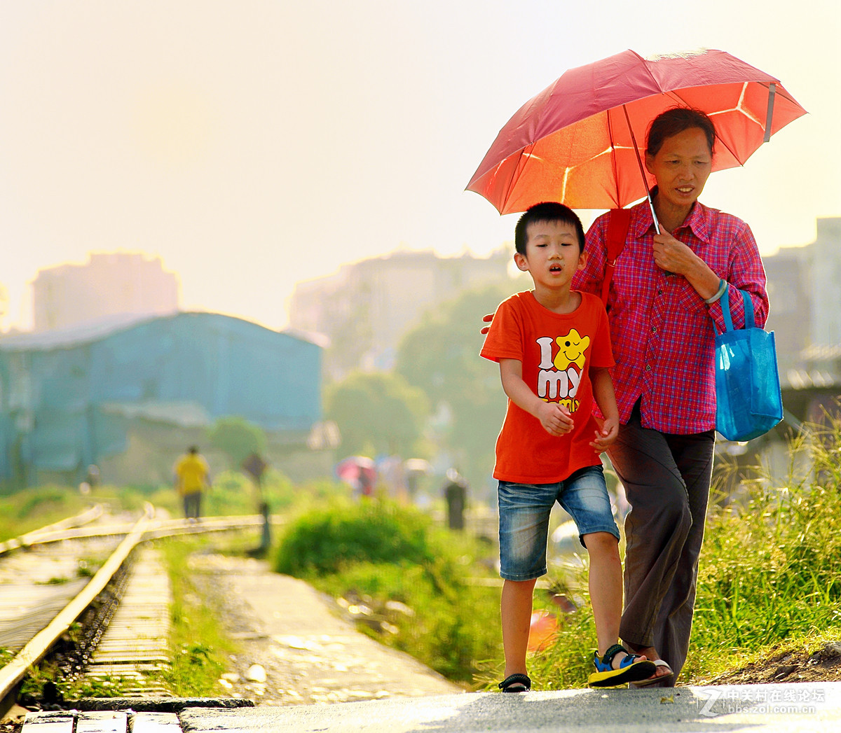 废弃铁路道口的蹲守抓拍