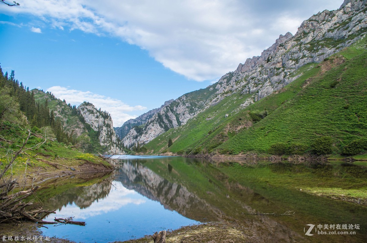 伊犁尼勒克蒙玛拉尔林场穿越