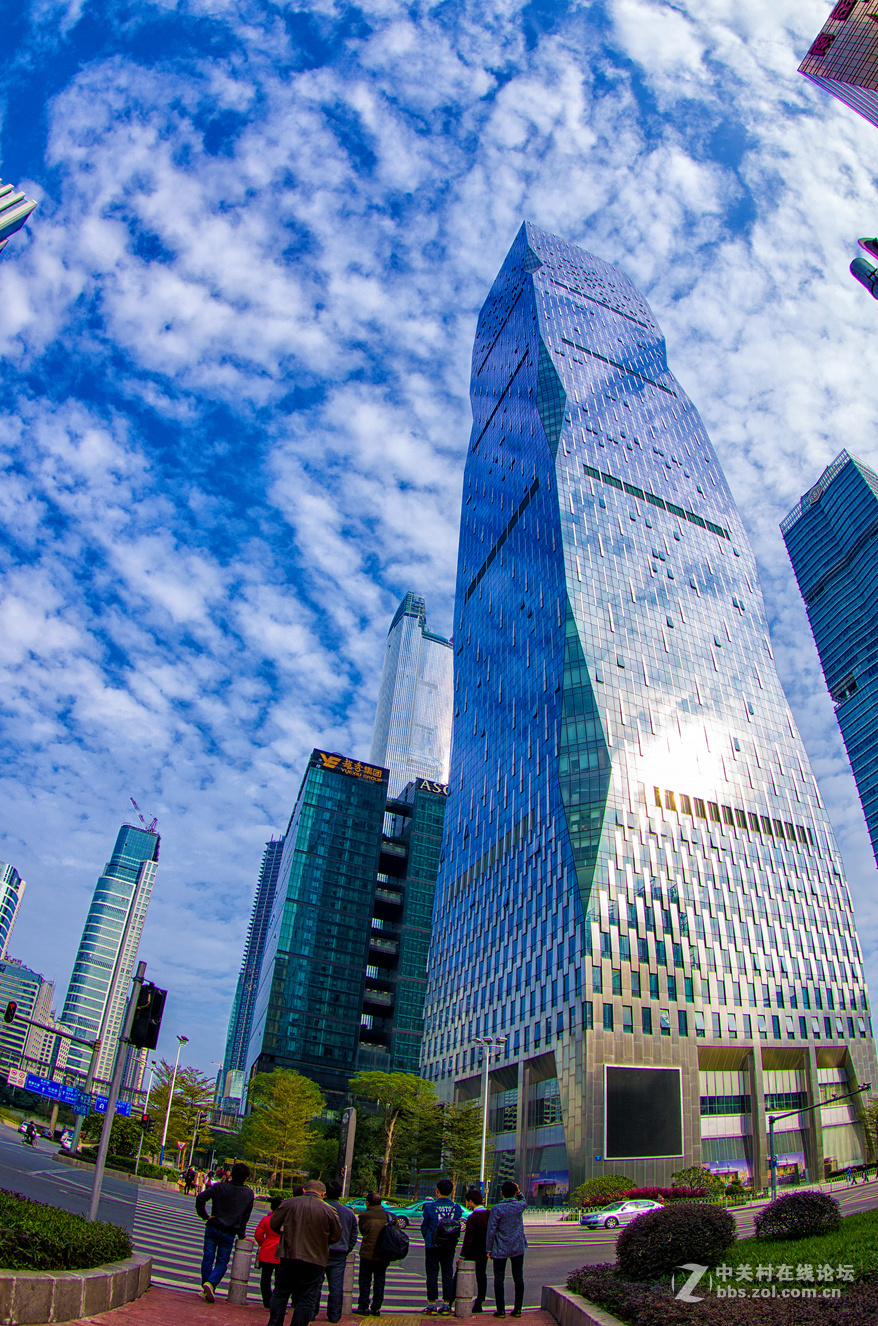 蓝天白云久违了的好天气大美广州