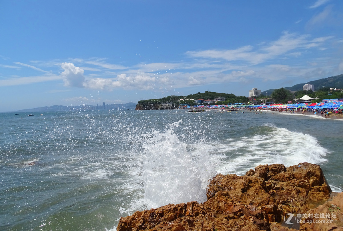 8月4日付家庄海景，浪大！涌急！