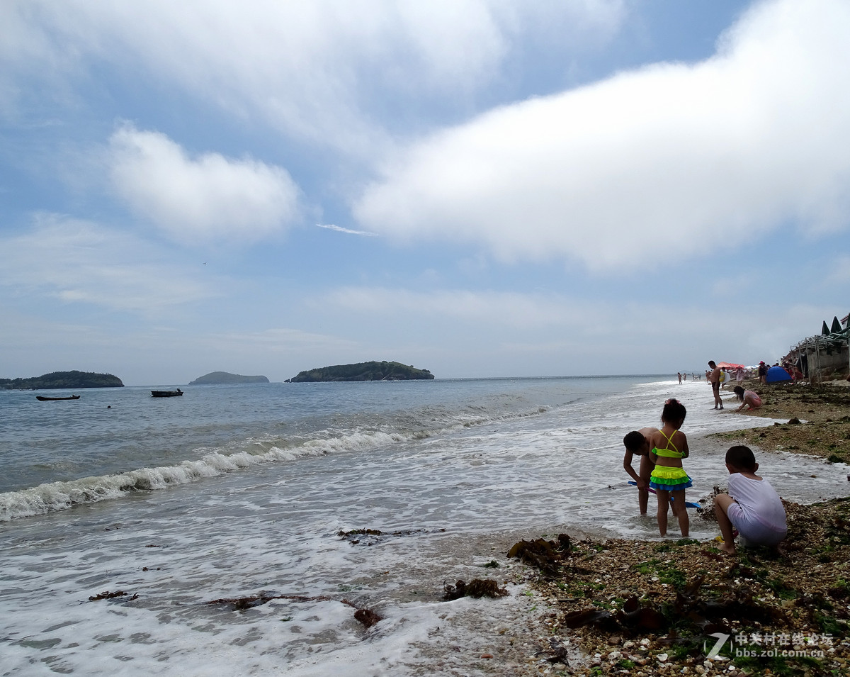 8月4日付家庄海景，浪大！涌急！