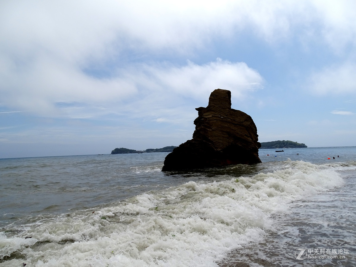 8月4日付家庄海景，浪大！涌急！