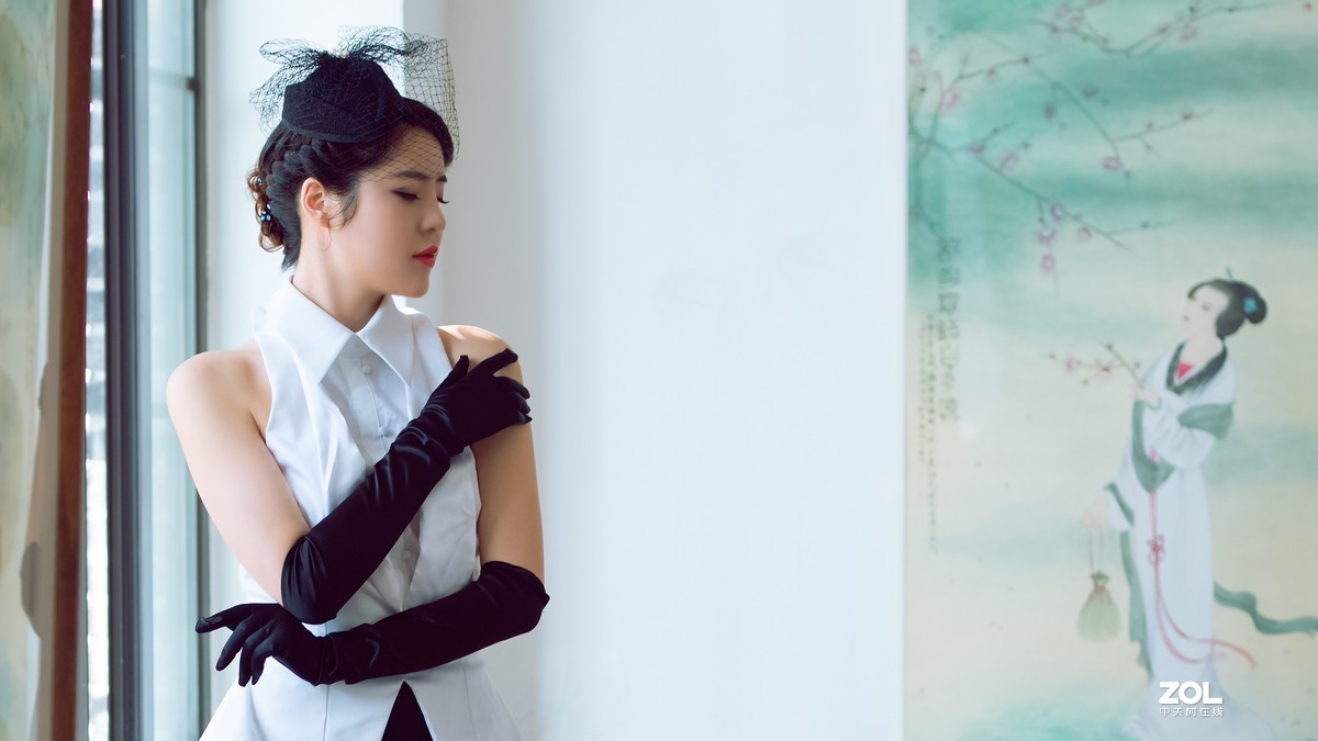 适马85-14拍旗袍女郎