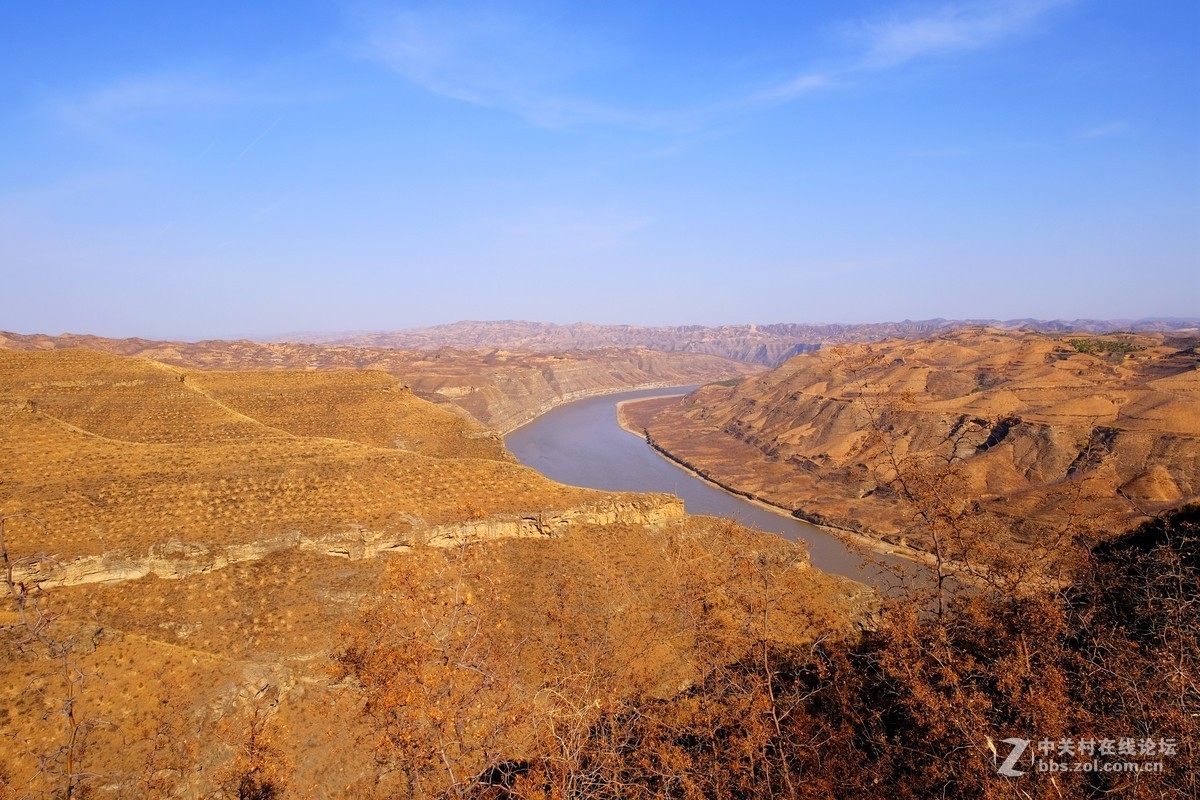 黄土高坡黄河湾