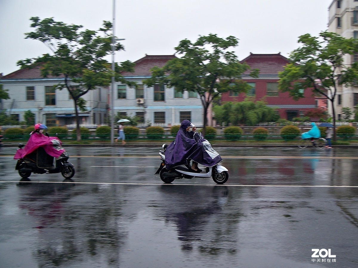 雨中即景~一手打大伞，一手拿相机有点费劲