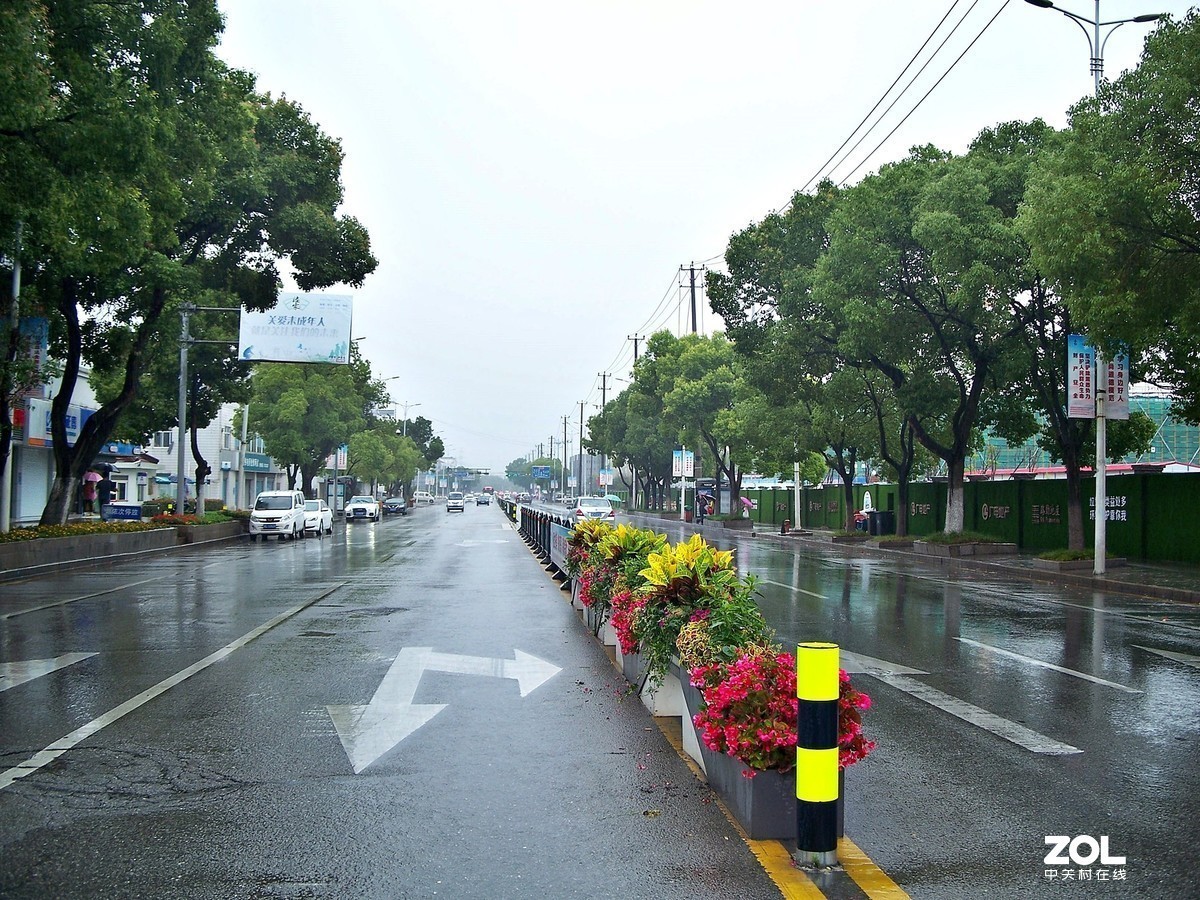 雨中即景~一手打大伞，一手拿相机有点费劲