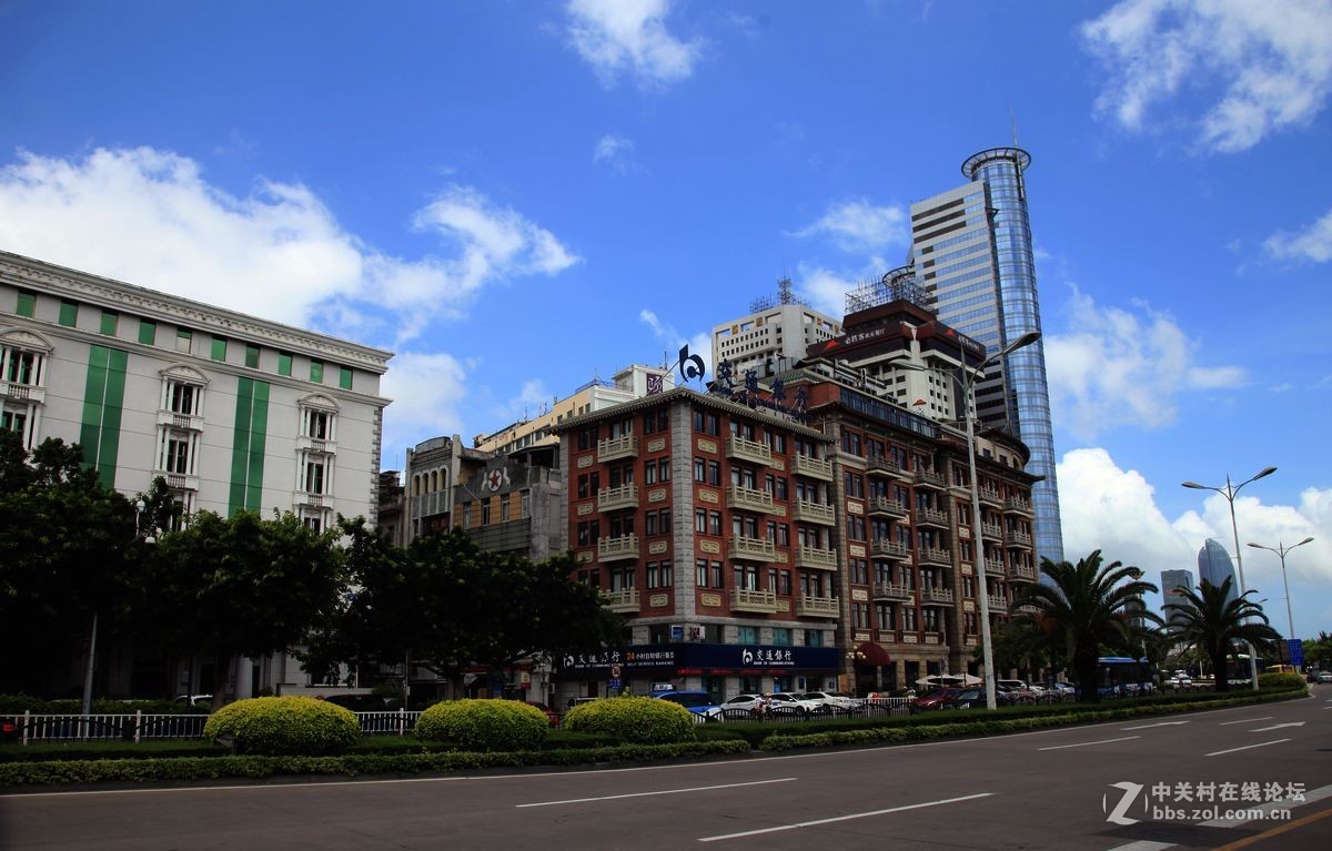 美丽厦门鹭江道沿岸风光摄影