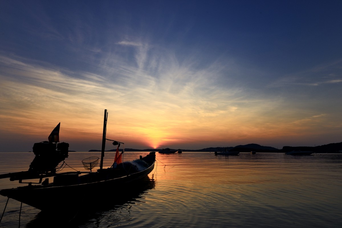销假帖  朝气黎明与静谧落日