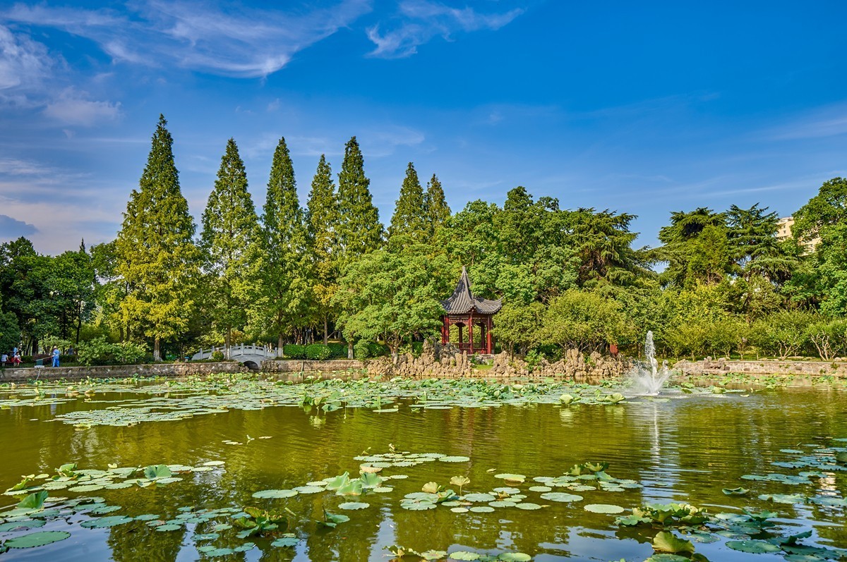 閉關一年多的南京莫愁湖公園今開園