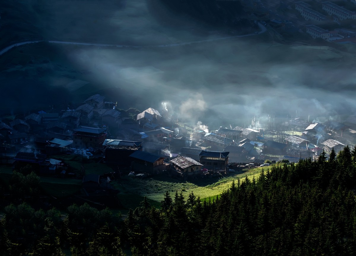 一组扎尕那风光，贺好友“雲龍觀海”再挑重担！